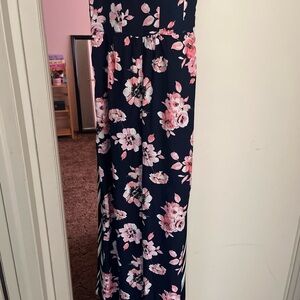 Band of Gypsies Floral Smocked Dress